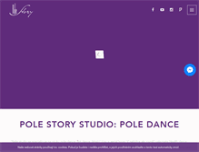 Tablet Screenshot of polestory.cz